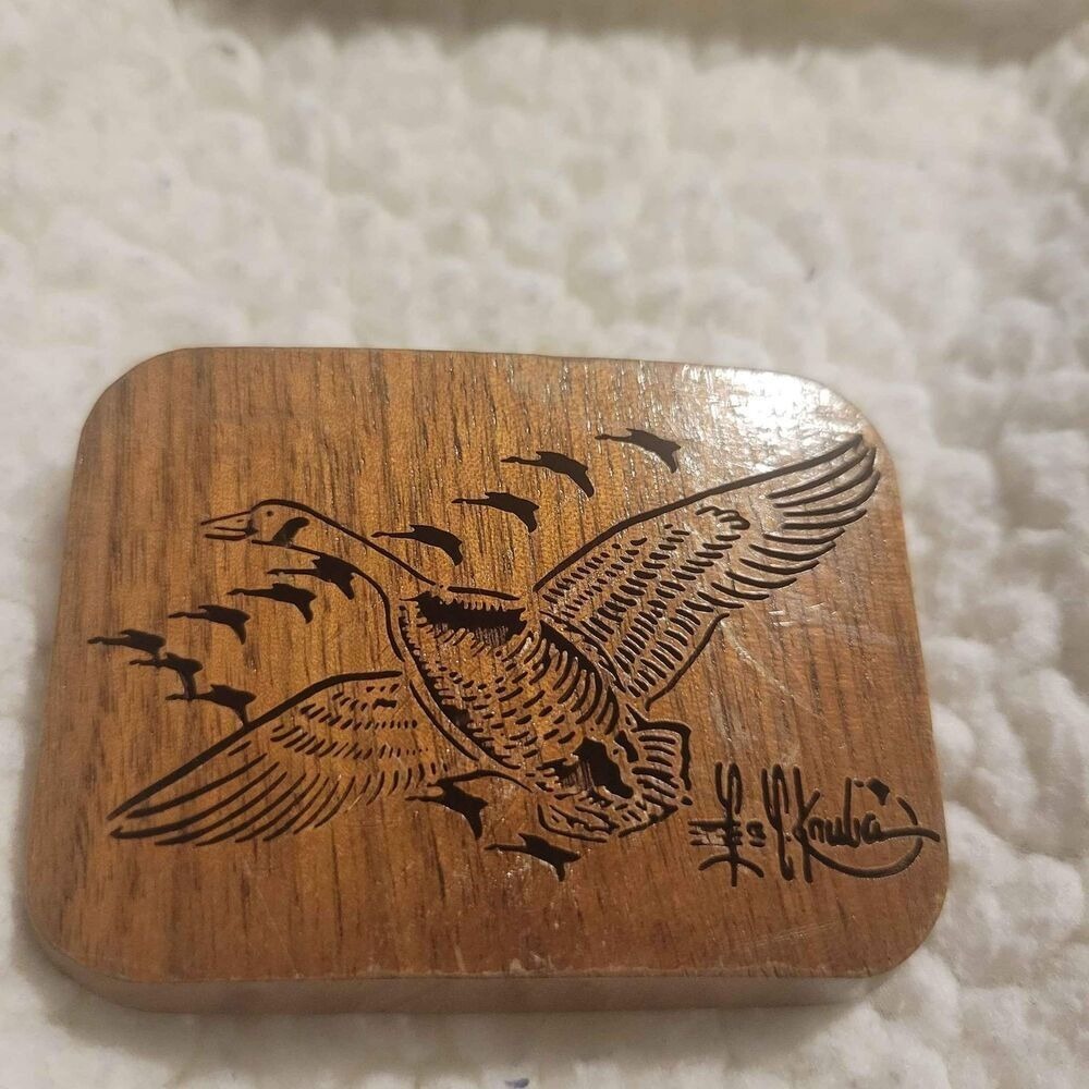 1977 Les Kouba Lasercraft laser  cut belt buckle